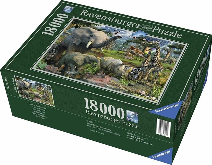 Productafbeelding Ravensburger Bij de drinkplaats (18000 onderdelen)
