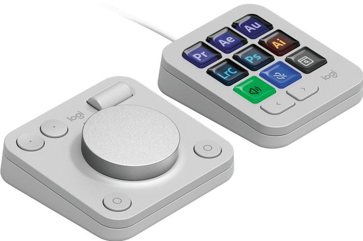 Actual product image Logitech Mx Creative Console (Without keyboard layout, Cable)