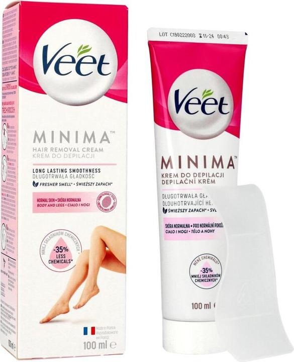 Actual product image Veet depilatory cream for normal skin 100 ml (Aftershave gel, 100 ml)