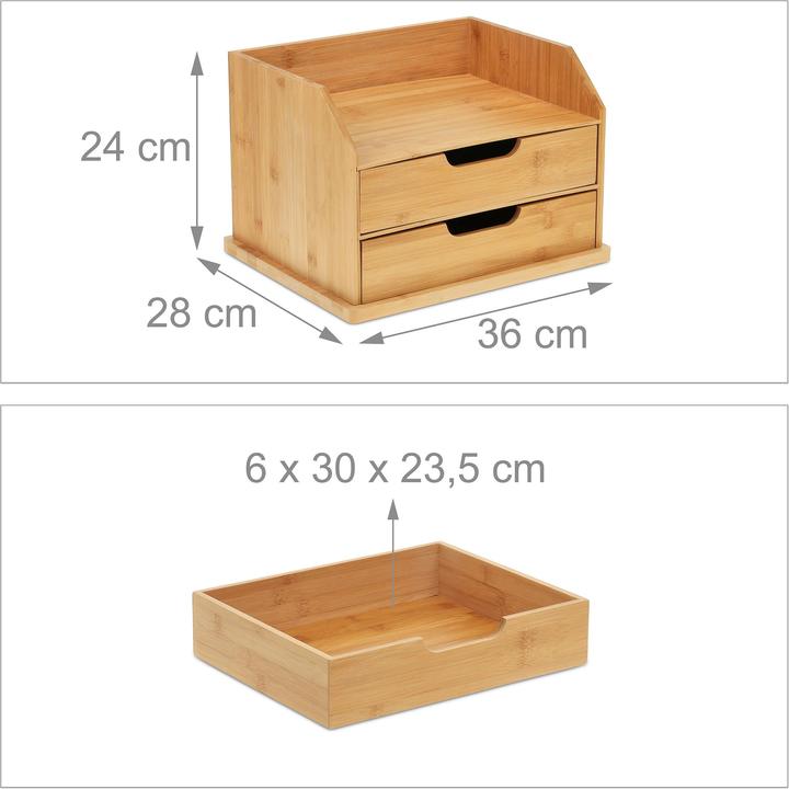 Produktbild Relaxdays Schreibtisch Organizer (A4)