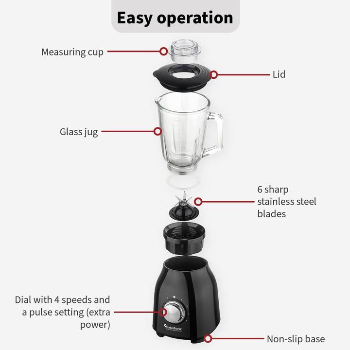 Produktbild TurboTronic By Z-Line Standmixer (1400 W)