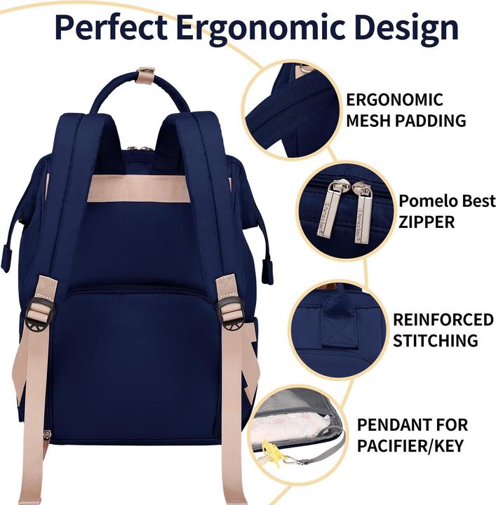 Immagine prodotto Only-Bags.Store Wickelrucksack Wickeltasche Rucksack mit wasserdichtem