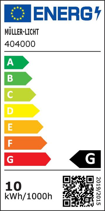 Energie-Label Müller Licht E27 LED W Glühlampenform (E27, 806 lm, 1 x)