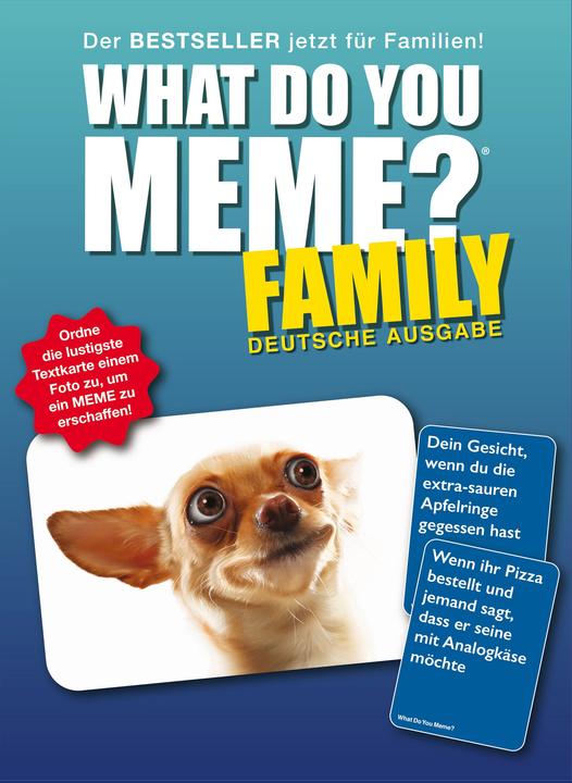Produktbild What Do You Meme Familien Edition (Deutsch, 3 - 20 Spieler)