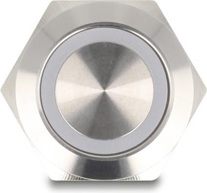 Actual product image Delock Pushbutton for installation 19 mm 4 x screw terminal LED