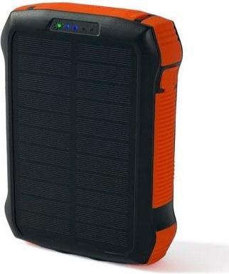 Produktbild Choetech Solar powerbank with inductive charging 10000mAh Qi 5W orange (B659) (10000 mAh, 10.50 W, 37 Wh)