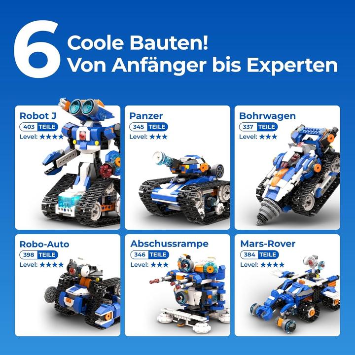 Produktbild Apitor 6-in-1 Programmierbarer Roboter-Bausatz Robot J