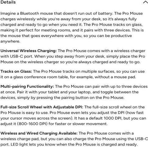 Actual product image Zagg Accessories Promouse (Wireless)