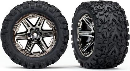 Produktbild Traxxas Reifen auf Felgen 2.8 RXT schwarz chrome, Talon Extreme (2)
