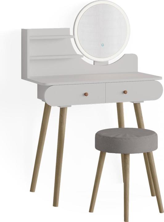 Image du produit Vicco Edda avec éclairage LED et tabouret (80 x 40 x 121 cm)