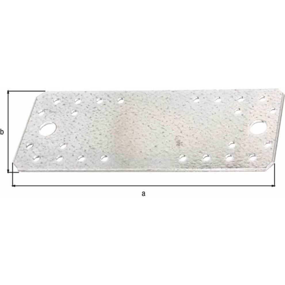 Thumbnail - GAH, Baubeschläge + Holzverbinder, Alberts Alberts sendzimirverzinkt 339753 Flachverbinder 172 x 65 mm (Flachverbinder, ...