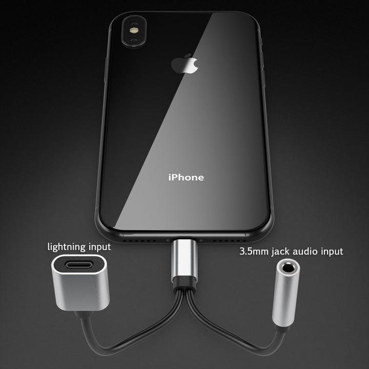 Image du produit Nalia 2en1 Audio (3,5 mm, Lightning)