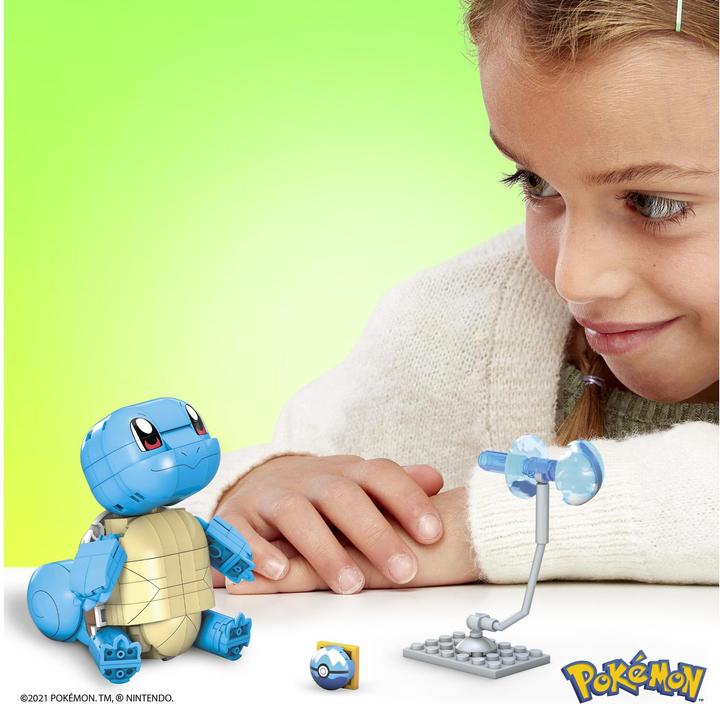 Actual product image Mega Construx Pokémon Build and Show Squirtle
