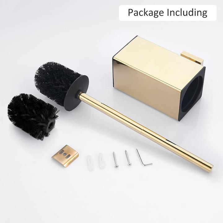 Image du produit Bgl Support mural pour brosse WC en or