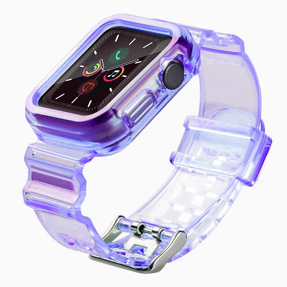 Hurtel Strap Light Set replacement band strap case for Watch 6 40mm / Watch 5 40mm / Watch 4 40mm / Watch S (TPU, 3, 4),...