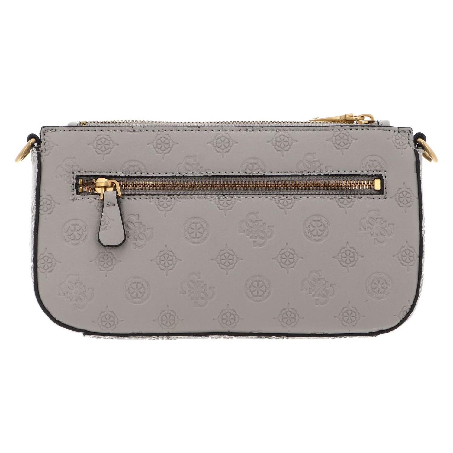 Guess, Damen, Handtasche, G James Logo Mini Double Zip Crossbody Bag, Braun