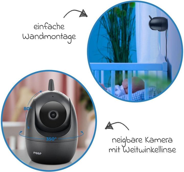 Immagine prodotto Reer BabyCam Pro HD Move (Video e audio, 300 m)