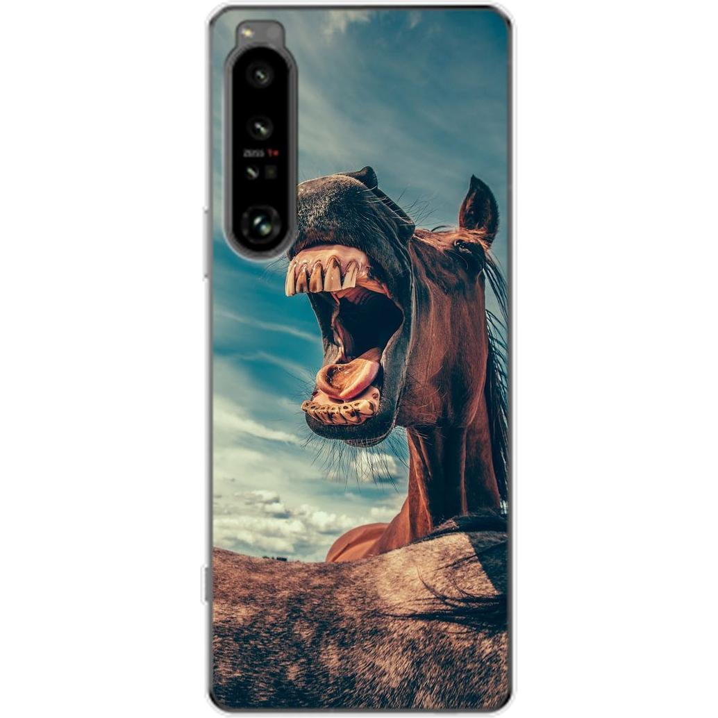 König Design Hülle Handy Schutz für Sony Xperia 1 IV Case Cover Tasche Bumper Etuis TPU Neu (Sony Xperia 1 IV), Smartpho...