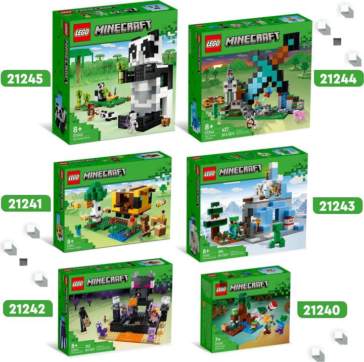 Produktbild LEGO Das Bienenhäuschen (21241, LEGO Minecraft)