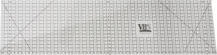 Produktbild VBS Acryl Patchwork Lineal 60x16 cm (600 mm)