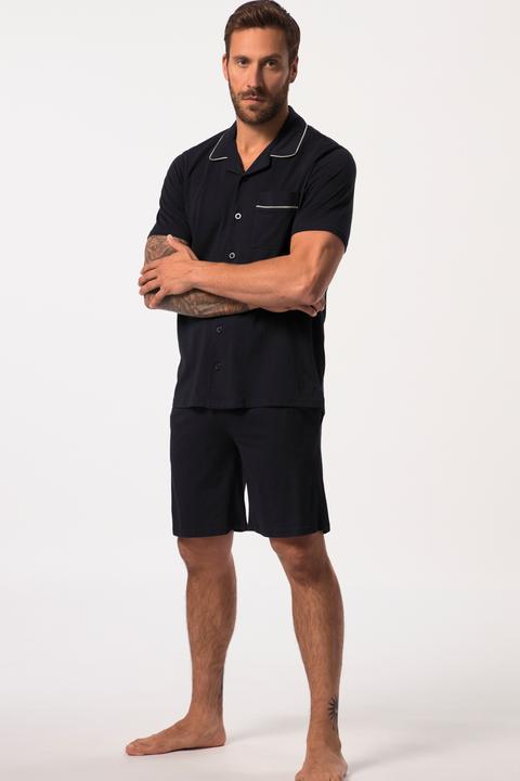 Produktbild JP1880 Schlafanzug, Homewear, kurzer Zweiteiler, Reverskragen, Shorts (8XL)