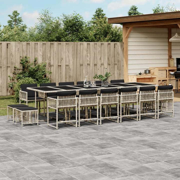 Produktbild vidaXL Garten Essgruppe (330 x 106 x 73 cm)
