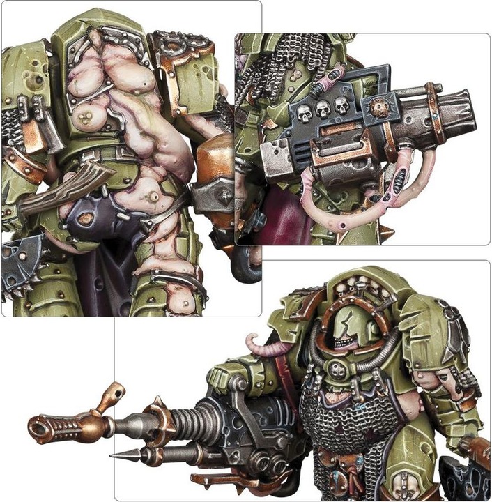 Produktbild Games Workshop Warhammer 40k - Death Guard Blightlord Terminators (Kunststoff)