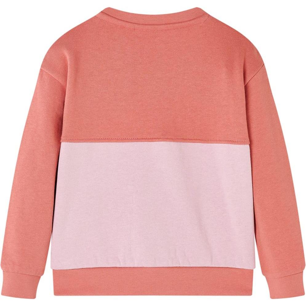Thumbnail - VidaXL, Jungen, Pullover, Kinder-Sweatshirt mit Farbblock Rosa 116,Material: 80, Rosa, (116)