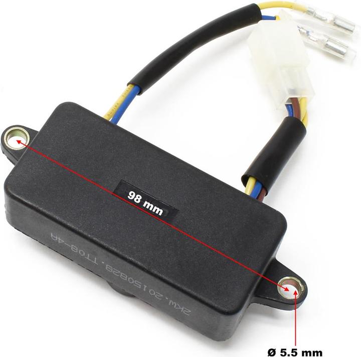 Immagine prodotto Wiltec Pezzo di ricambio per generatore di energia diesel Regolatore di tensione AVR per generatore mobile (2000 W)