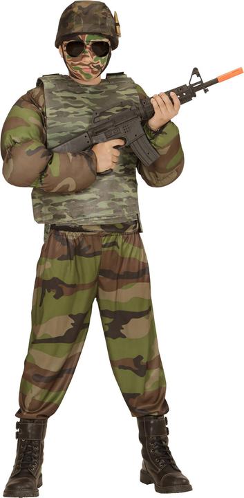 Widmann Schusssichere Weste Camouflage für Kinder 6-10 Jahre (One Size)