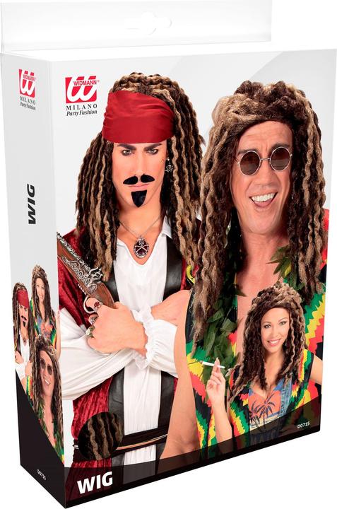 Produktbild Widmann Rastafarian Perücke blond/braun in Box