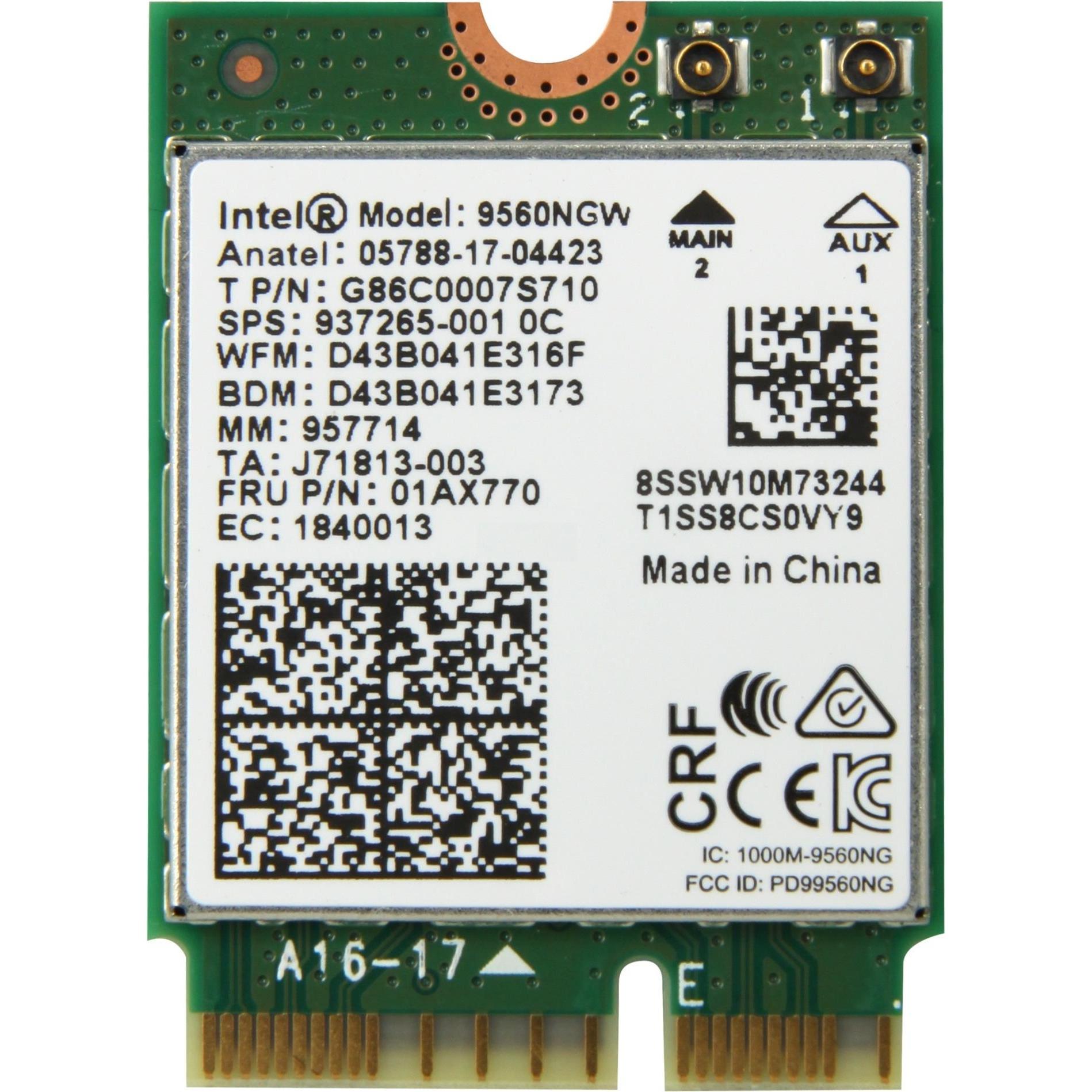 Thumbnail - Intel Wireless-AC 9560 (M.2 E Key), Netzwerkkarte