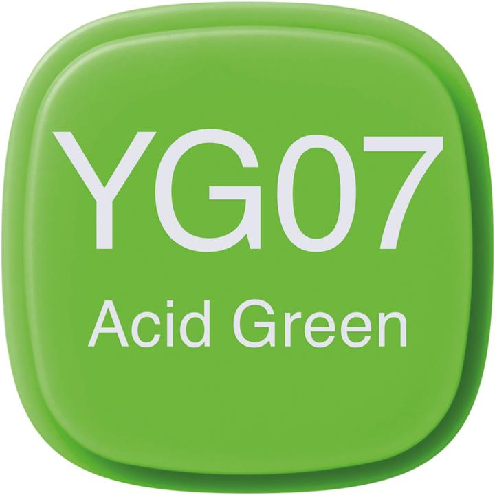 Actual product image Copic Graphic marker Classic type YG - 07 (YG07 - Acid Green, 1 x)