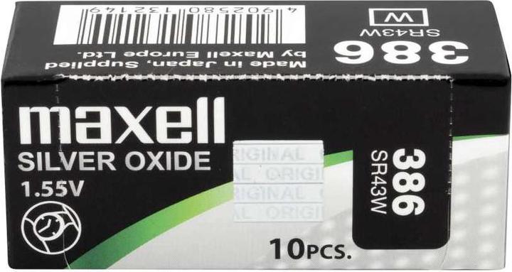 Image du produit Maxell Pile bouton SR43W (10 pcs, SR43, 125 mAh)