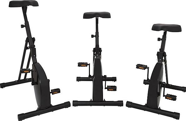 Immagine prodotto kaiserkraft Bicicletta da scrivania, SMALL, bianco/nero.