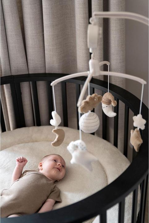 Actual product image Baby's only Playpen insert Cozy warm linen - Ø90 cm (90 cm, 90 cm)