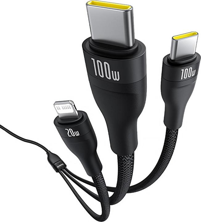 Produktbild Baseus 3in1 (1.50 m, USB 2.0, 100 W)