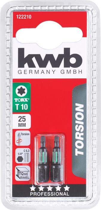 Produktbild Einhell Bits, 25 mm, torsion, T10, 2 stk., på SB-kort