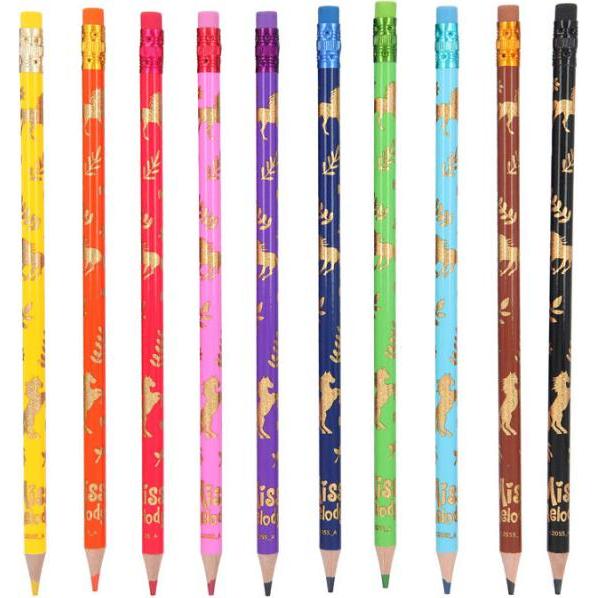 Thumbnail - Depesche, Malstifte, Radierbare Buntstifte Miss Melody 10er (Multicolor, 10 x)