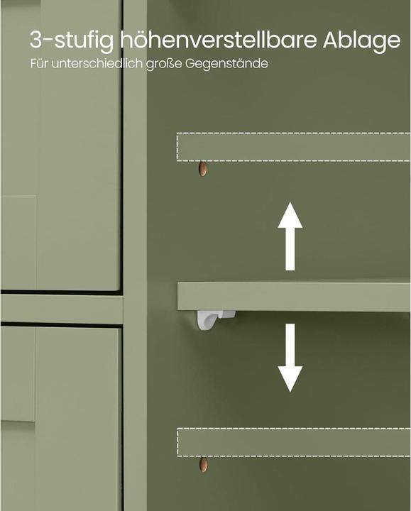 Actual product image Vasagle Bathroom cabinet (55 x 30 x 82 cm, 55 x 30 x 82 cm)
