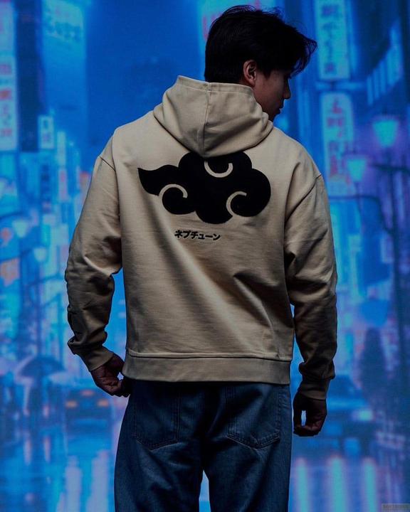 Actual product image Naruto Shippuden jumper à capuche Graphic Beige (XL) (XL)