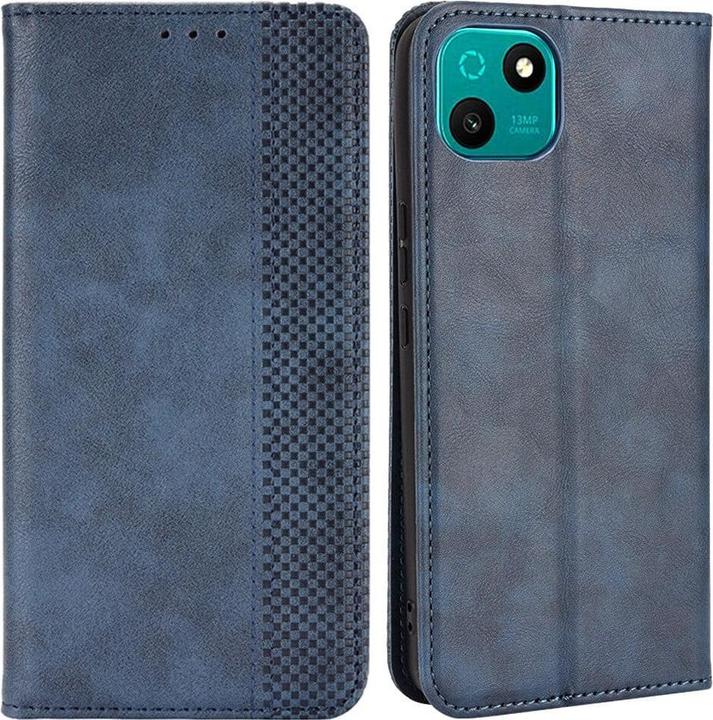 Produktbild Cover-Discount Wiko T10 - Stand Flip Case Hülle blau (Wiko T10)