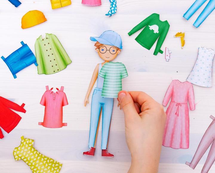 Produktbild Das grosse Anziehpuppen-Buch zum Herausdrücken (Deutsch, Stella Eich, 2023)