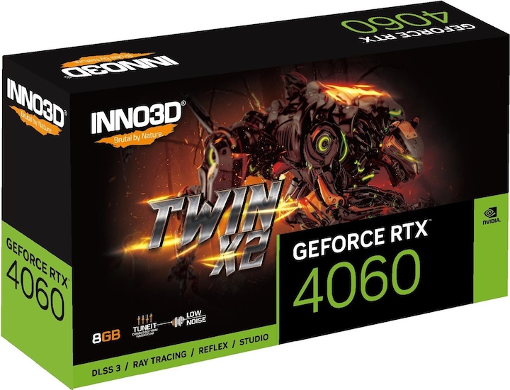 Image du produit Inno3D GeForce RTX 4060 Twin X2 (8 Go)