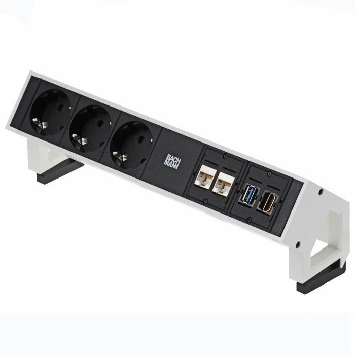 Image du produit Bachmann DESK2 - 3xSchuko, 2xCAT6 & (3 x, TPS18, 1.50 m)