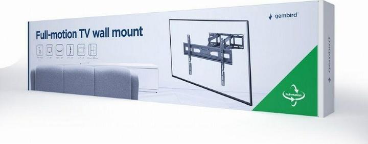 Productafbeelding Gembird Uchwyt ścienny do telewizora - regulowany 37 -80inch do 40kg (Muur, 80", 40 kg)