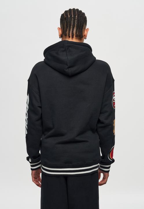 Actual product image Recovered Re:covered Fleece Hoody - PATCHES San Francisco 49ers (S)