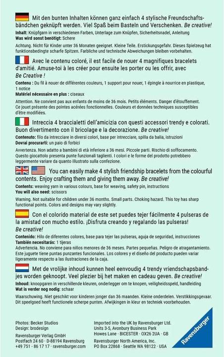 Produktbild Ravensburger Friendship Bracelets