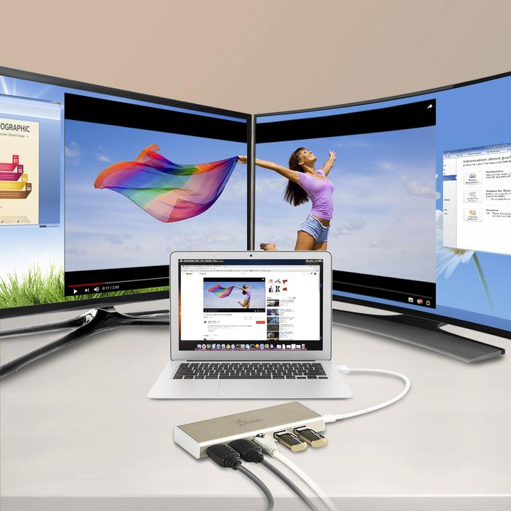 Produktbild j5Create Mini JCD381 (USB-C, 5 Ports)