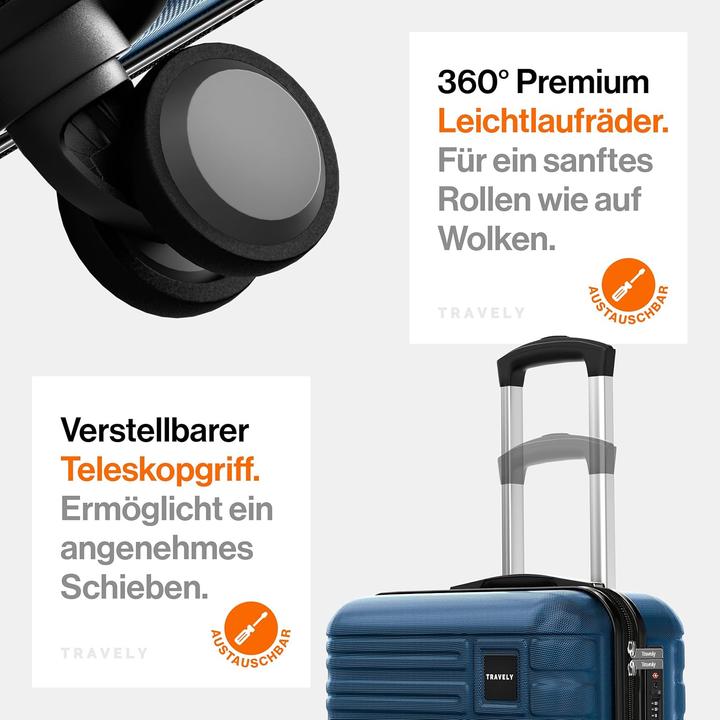 Image du produit Travely Handgepäck-Koffer (36 l)